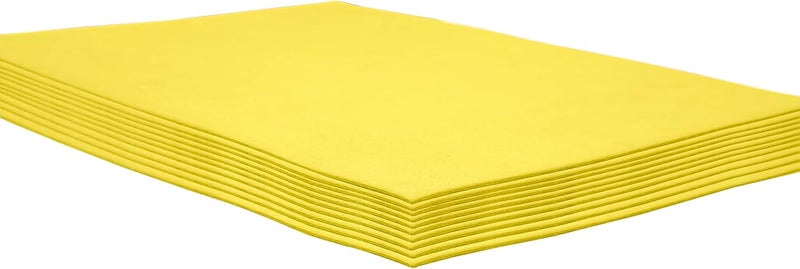 ACTIVITYYA Yellow EVA Foam Sheets, 9 x 12 Inch, 2mm Thick Handicraft Foam Paper for Arts and Crafts, by - 10 Sheets - Image 1